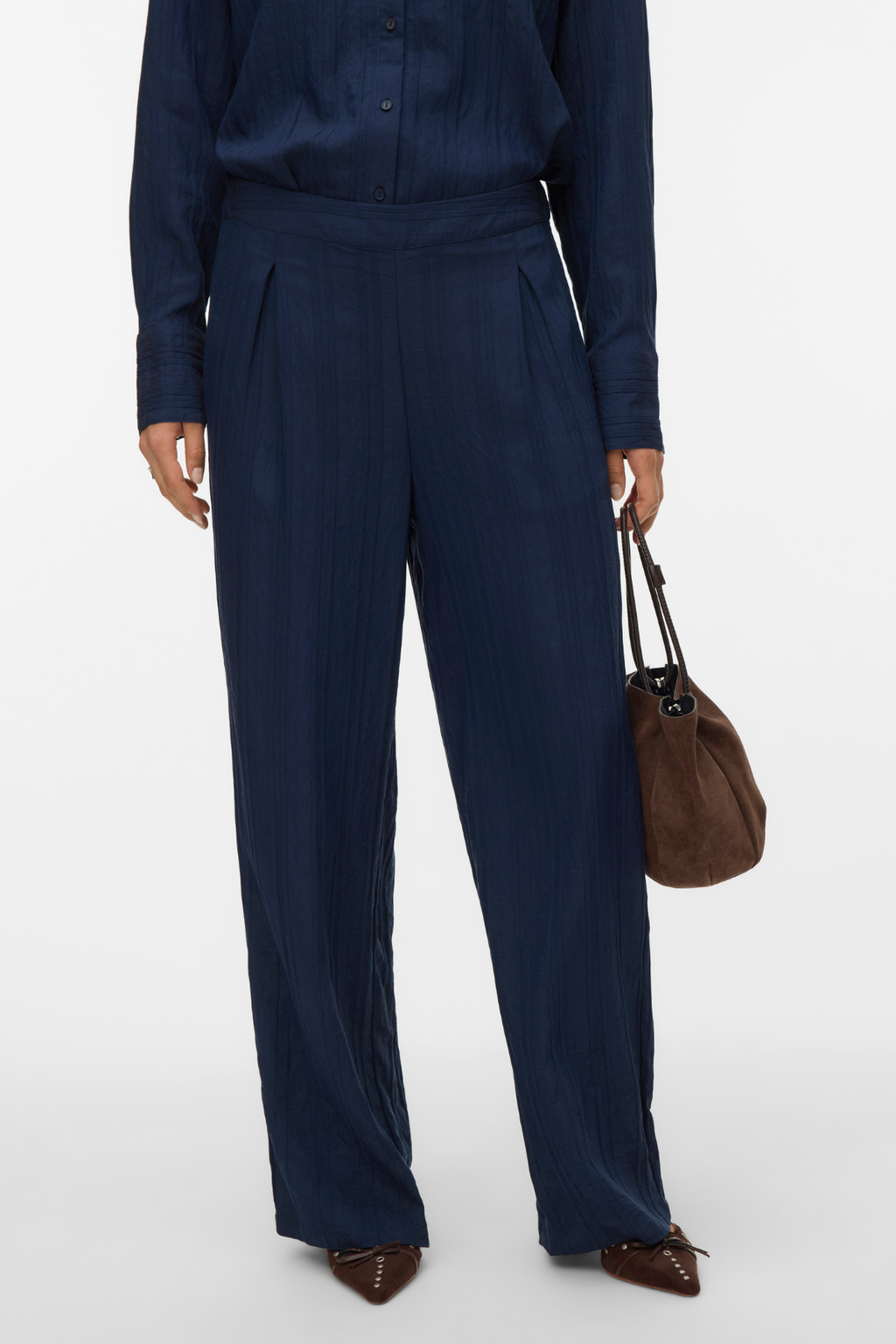 Irine Straight Pant - Navy Blazer