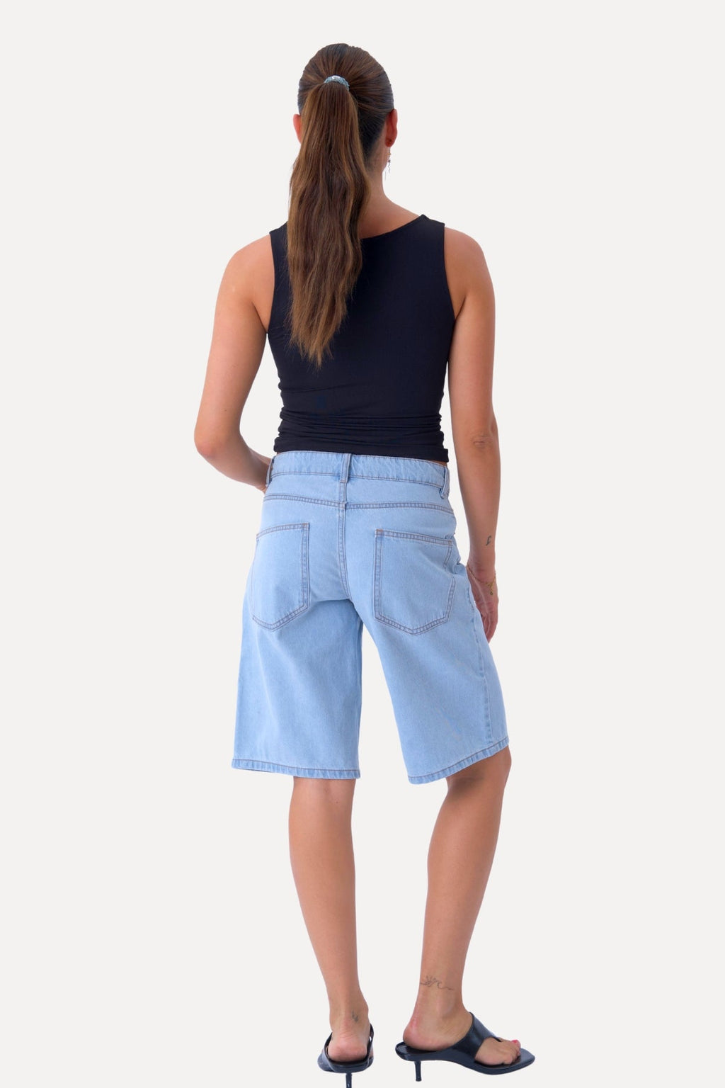 Denim Shorts - Light Blue
