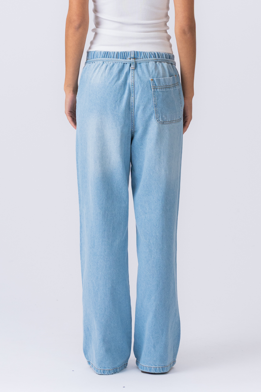 Nicole Baggy Jeans - Light Blue