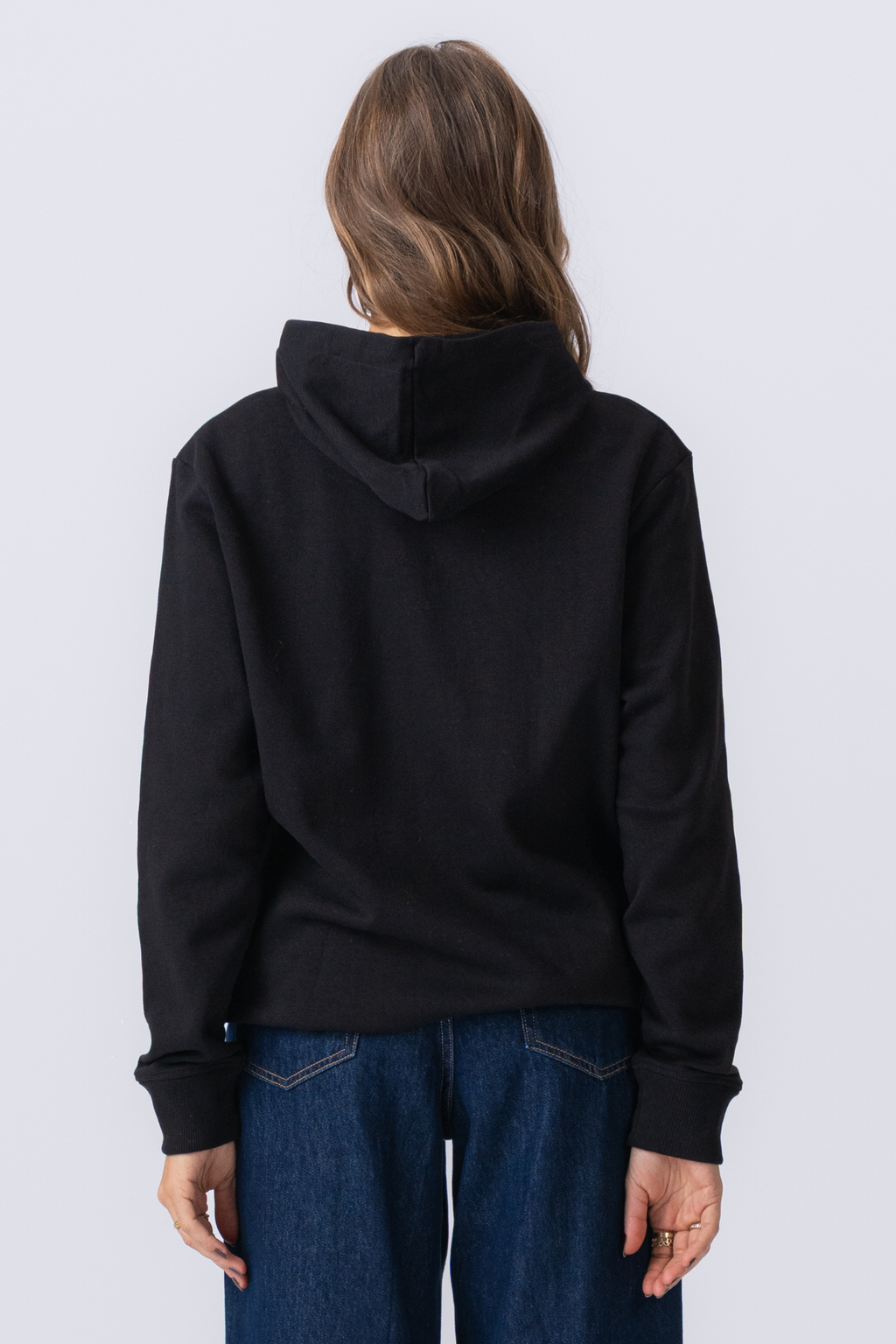 Zip Hoodie - Μαύρο