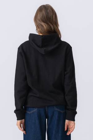 Zip Hoodie - Μαύρο