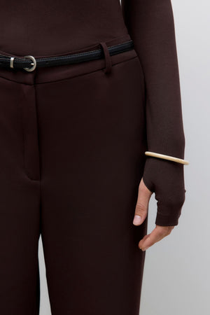 Upama Pant - Chocolate Plum