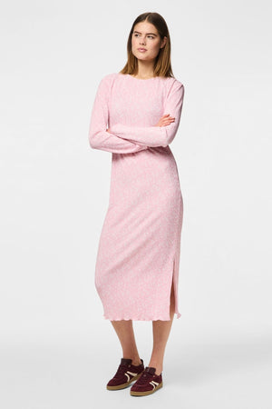 Flora Midi Dress - Roseate Spoonbill Flower