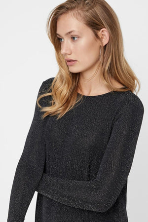 Sparkle Mini Dress - Μαύρο