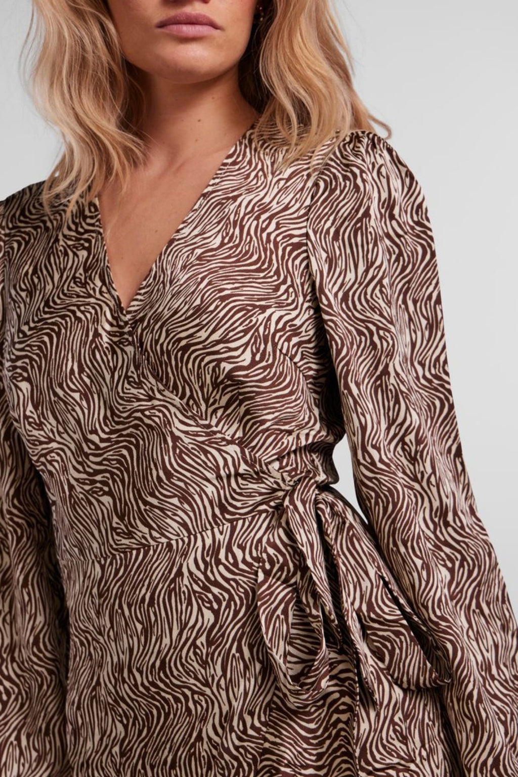 Juliet Wrap Kjole - Cinchory Coffee