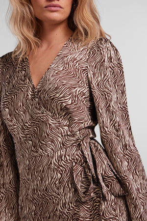 Juliet Wrap Kjole - Cinchory Coffee