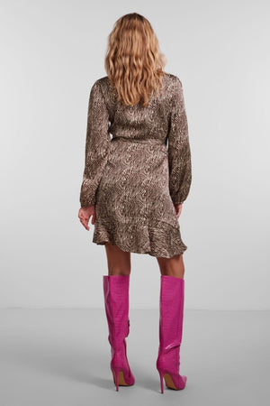 Juliet Wrap Kjole - Cinchory Coffee