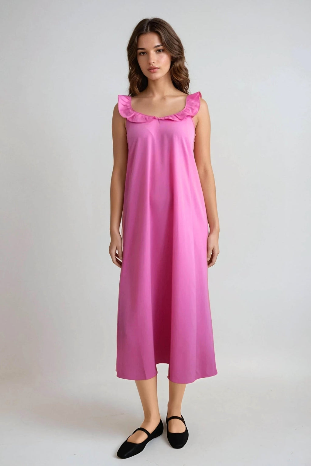 Zora Midi Dress - Pink