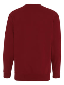 Basic Crewneck - Burgundy Red