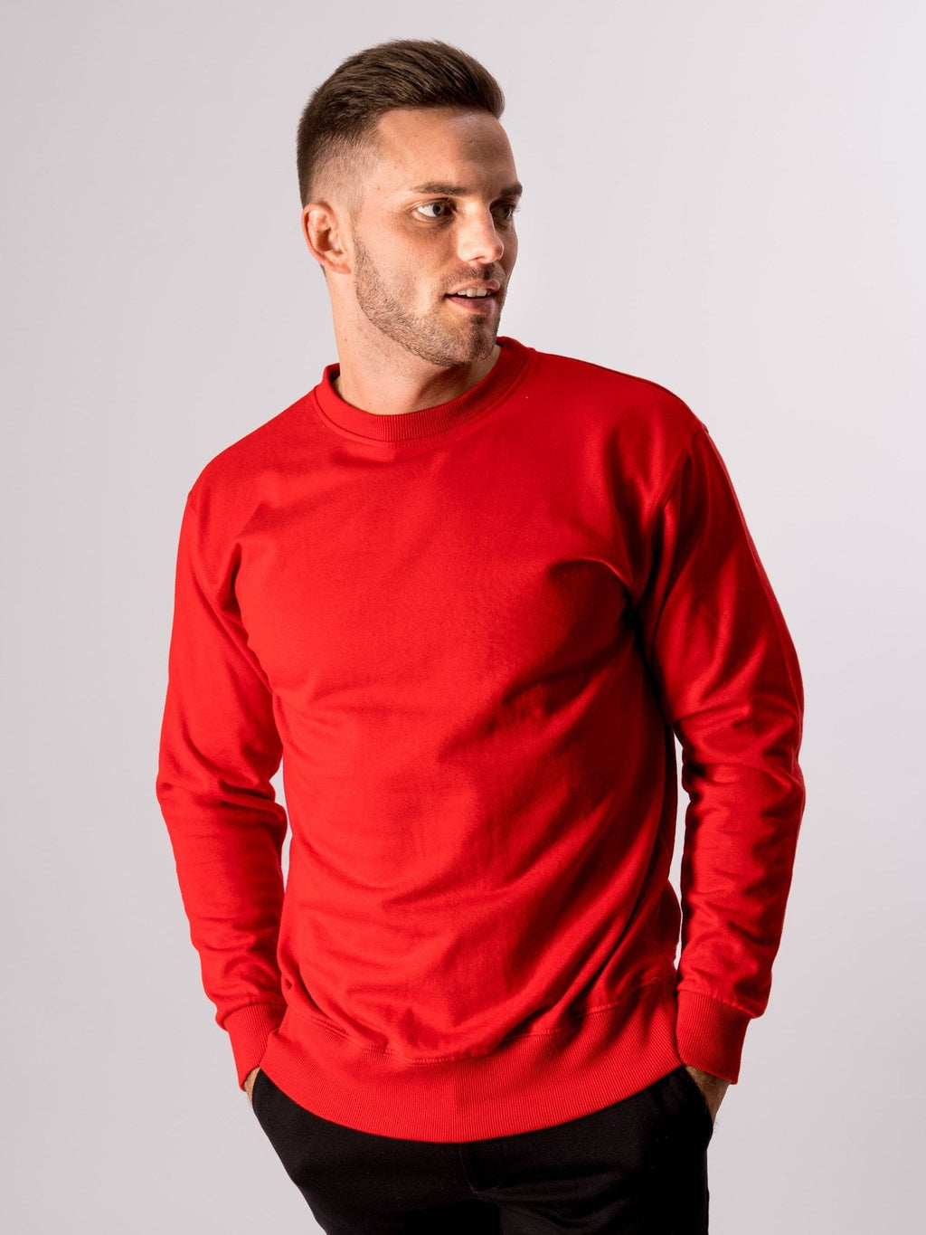 Basic Crewneck - Denmark's Red