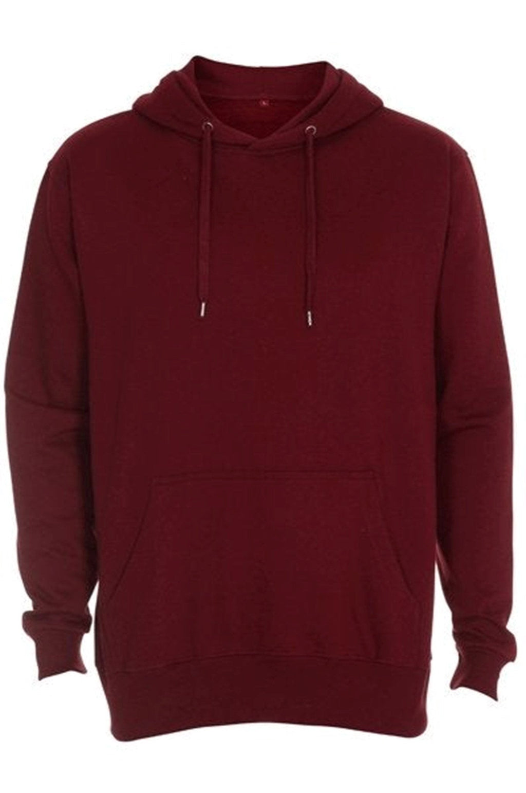 Basic Hoodie - Βουργουνδία κόκκινο