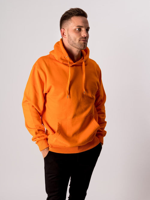 Basic Hoodie - Orange - TeeShoppen - Orange