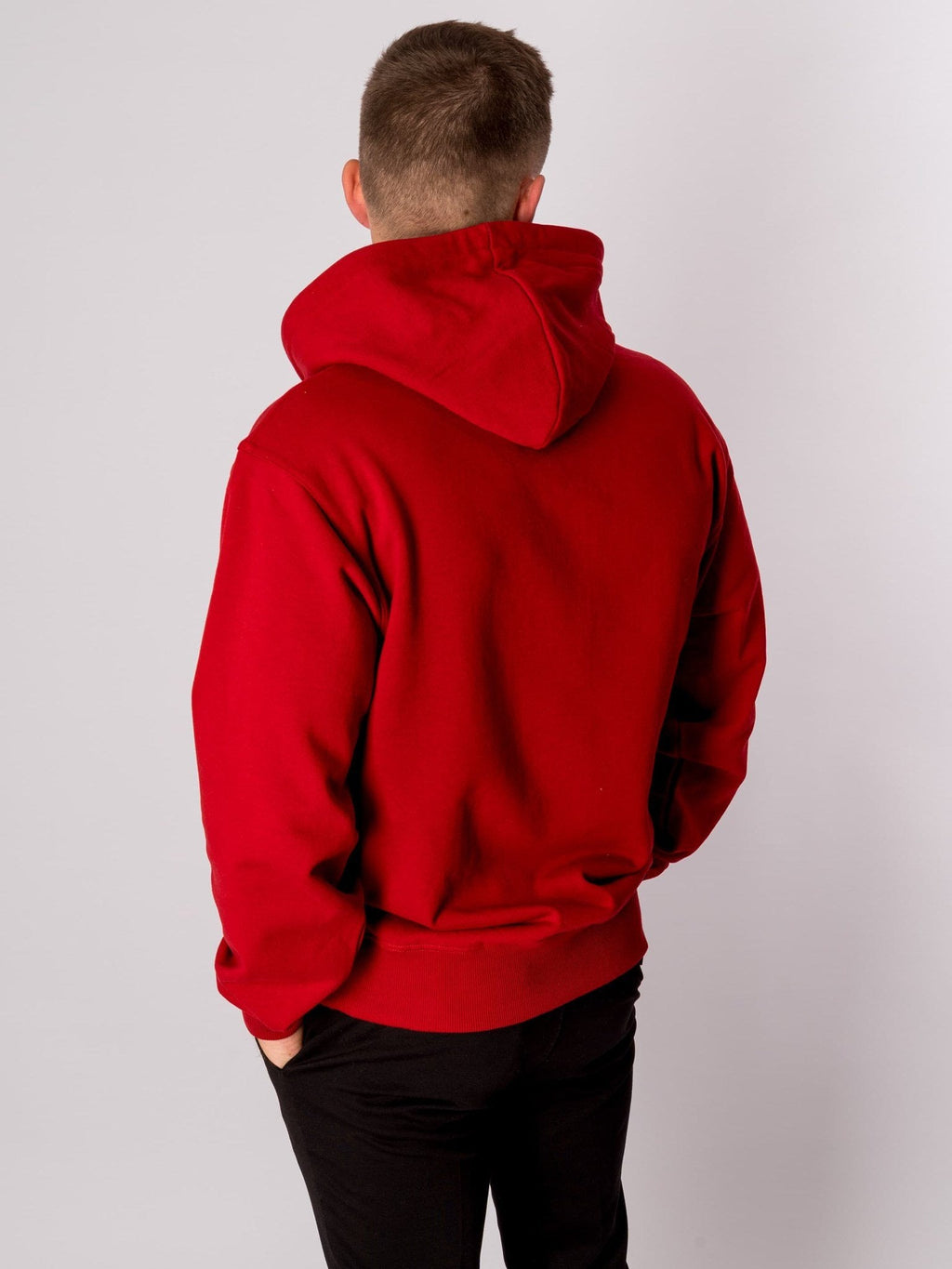 Basic Hoodie - κόκκινο