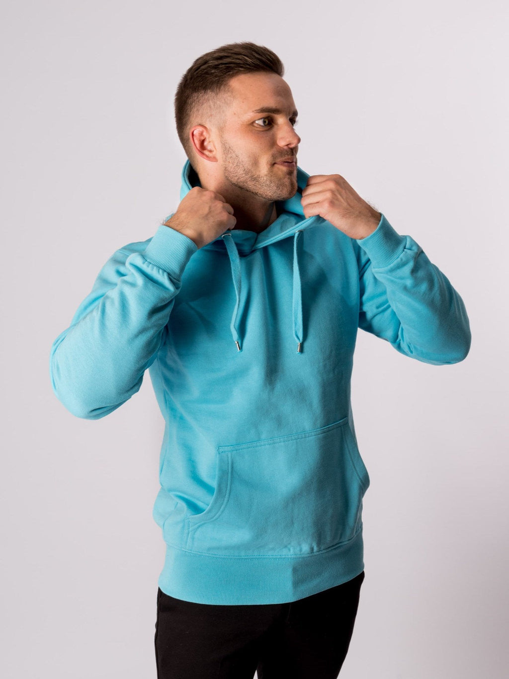 Basic Hoodie - Turquoise Blue