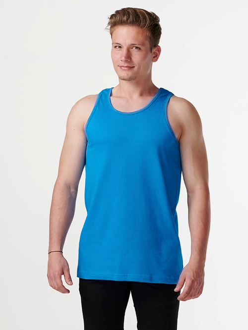 Basic Tanktop - μπλε βενζίνης