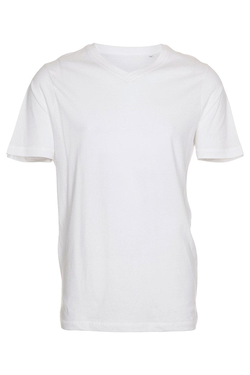 Basic T-shirt με λαιμόκοψη σε λευκό χρώμα