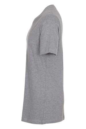 Basic T-shirt με λαιμόκοψη - Oxford Grey