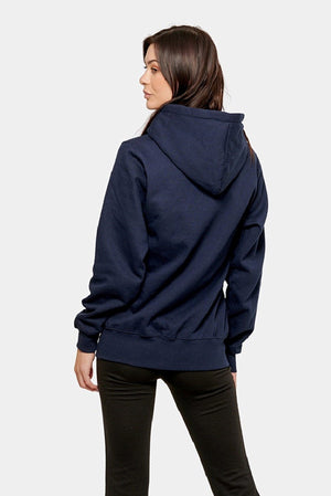 Basic Zip Hoodie - Dark Navy