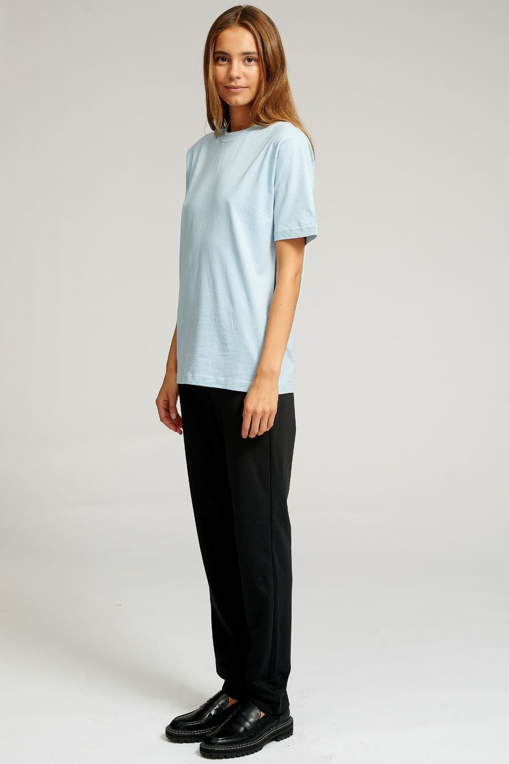 Oversized t-shirt - Light Blue (Women)