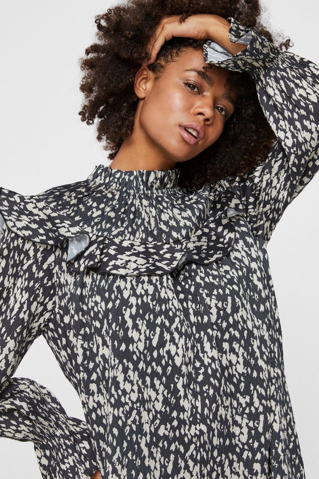 Becky Short Dress - Μαύρο