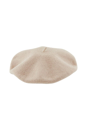 Fransk Wool Beret - Silver Mink