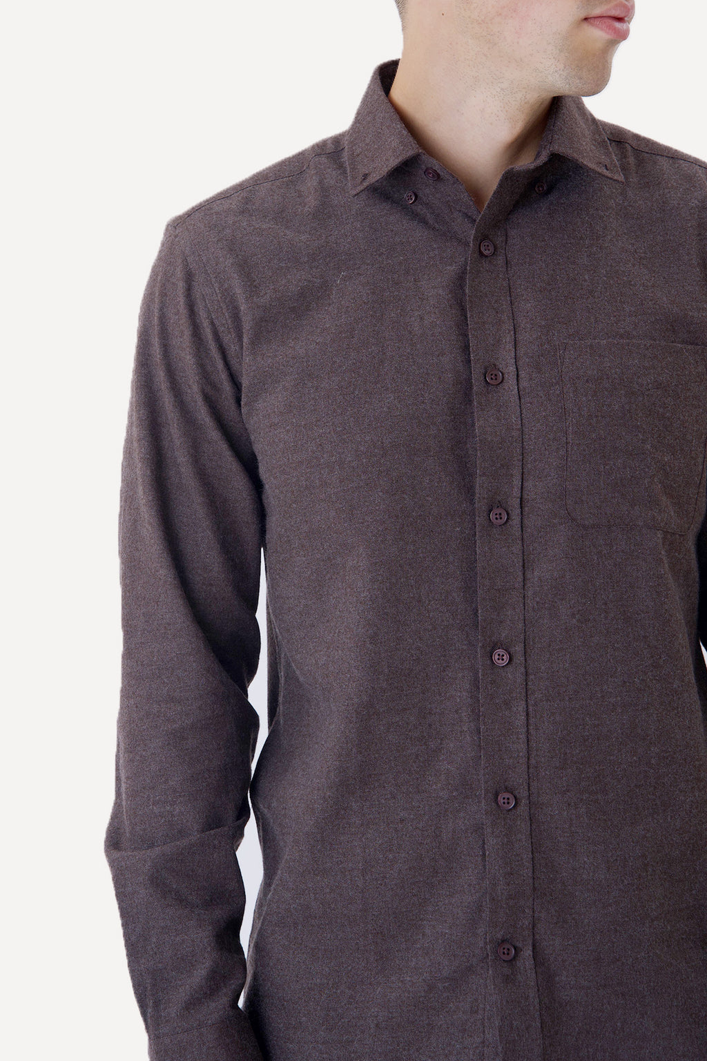 Flannel Shirt - Brown