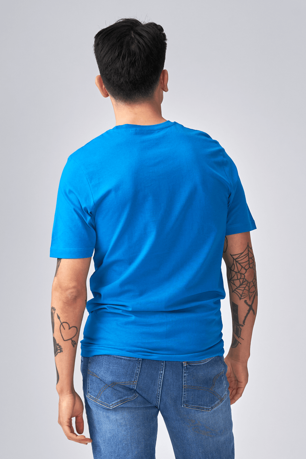 Οργανικός Basic T -shirt - Τυρκουάζ μπλε