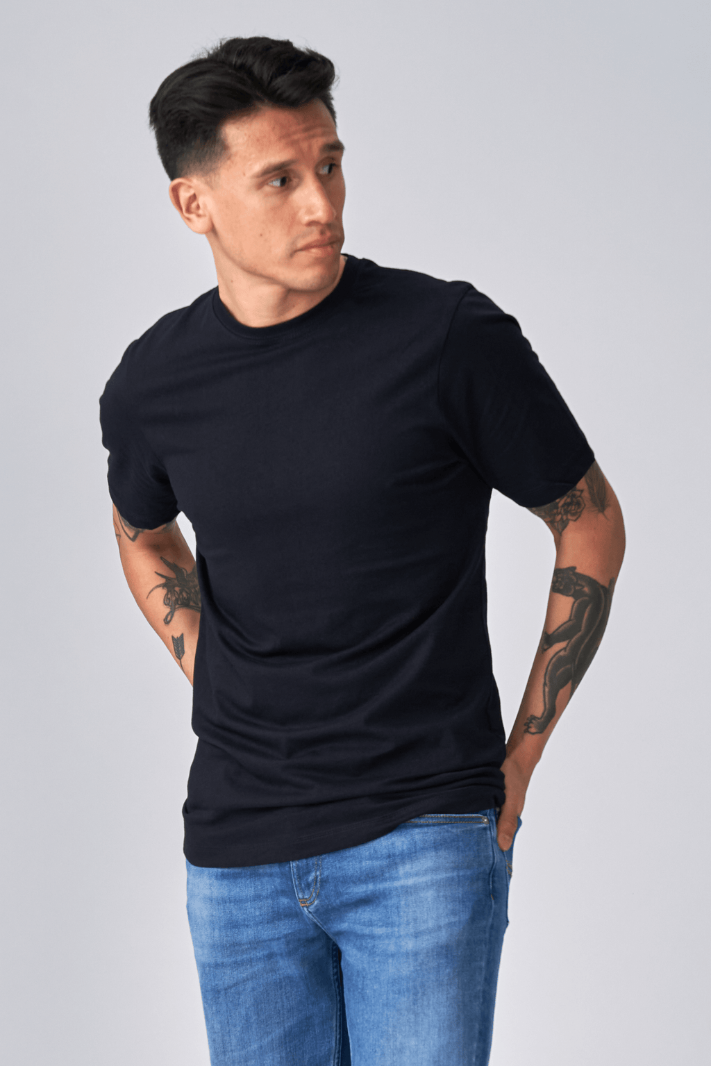 Οργανικός Basic T -shirt - Dark Navy