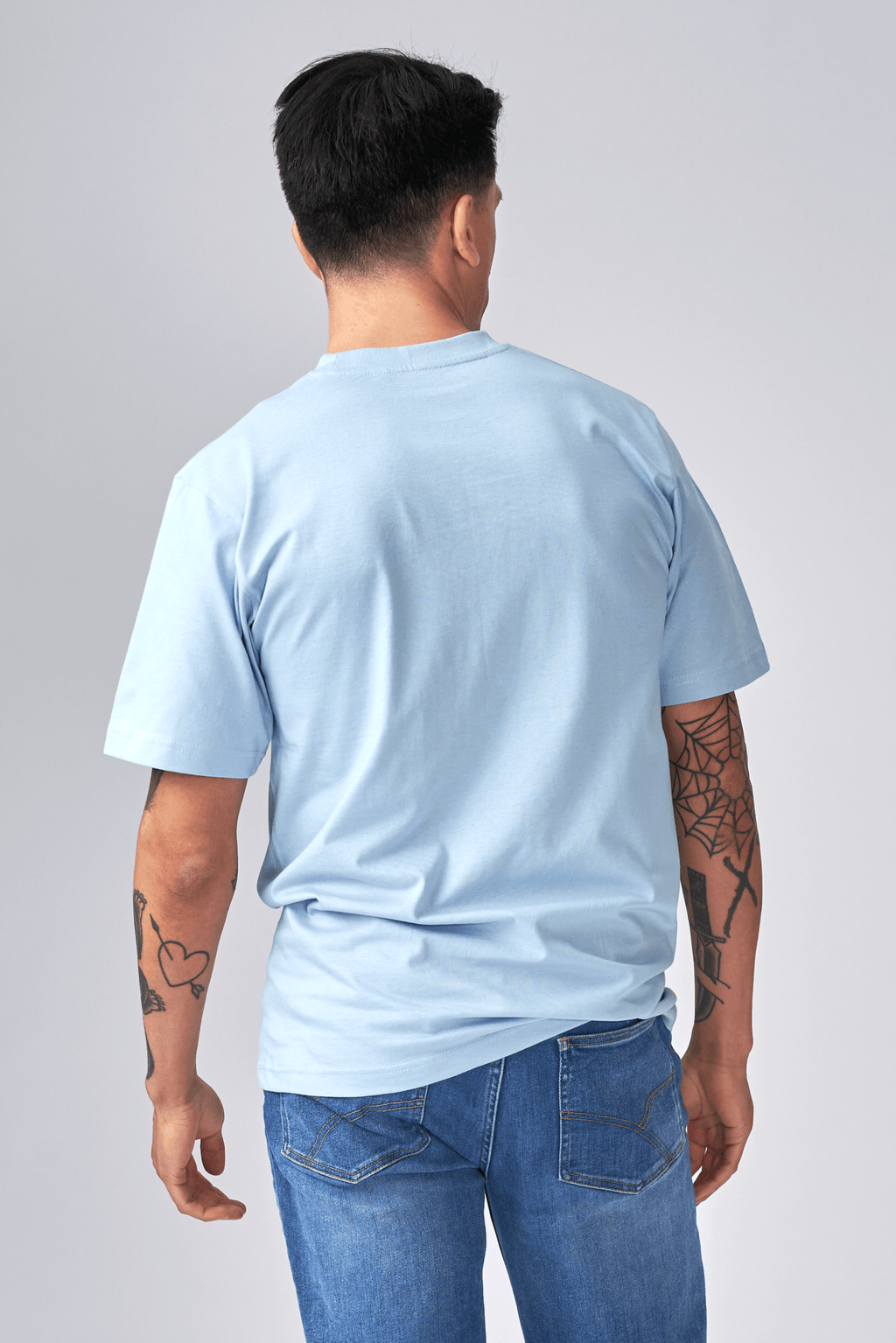 Oversized T-shirt - Light blue