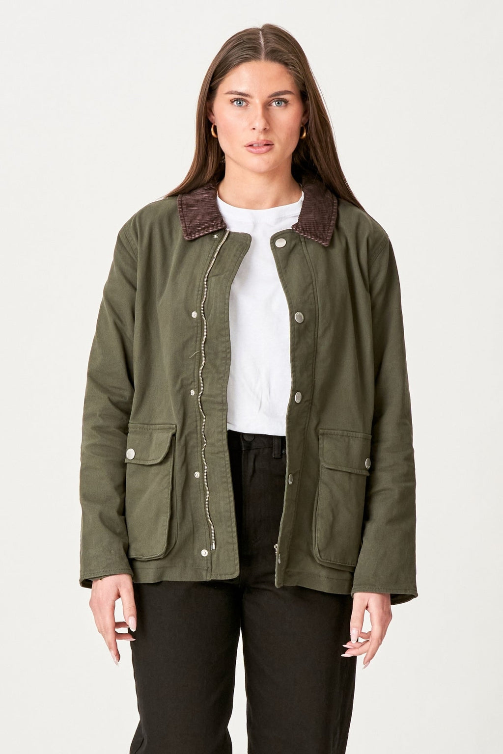 Twill Jacket - Dark Olive