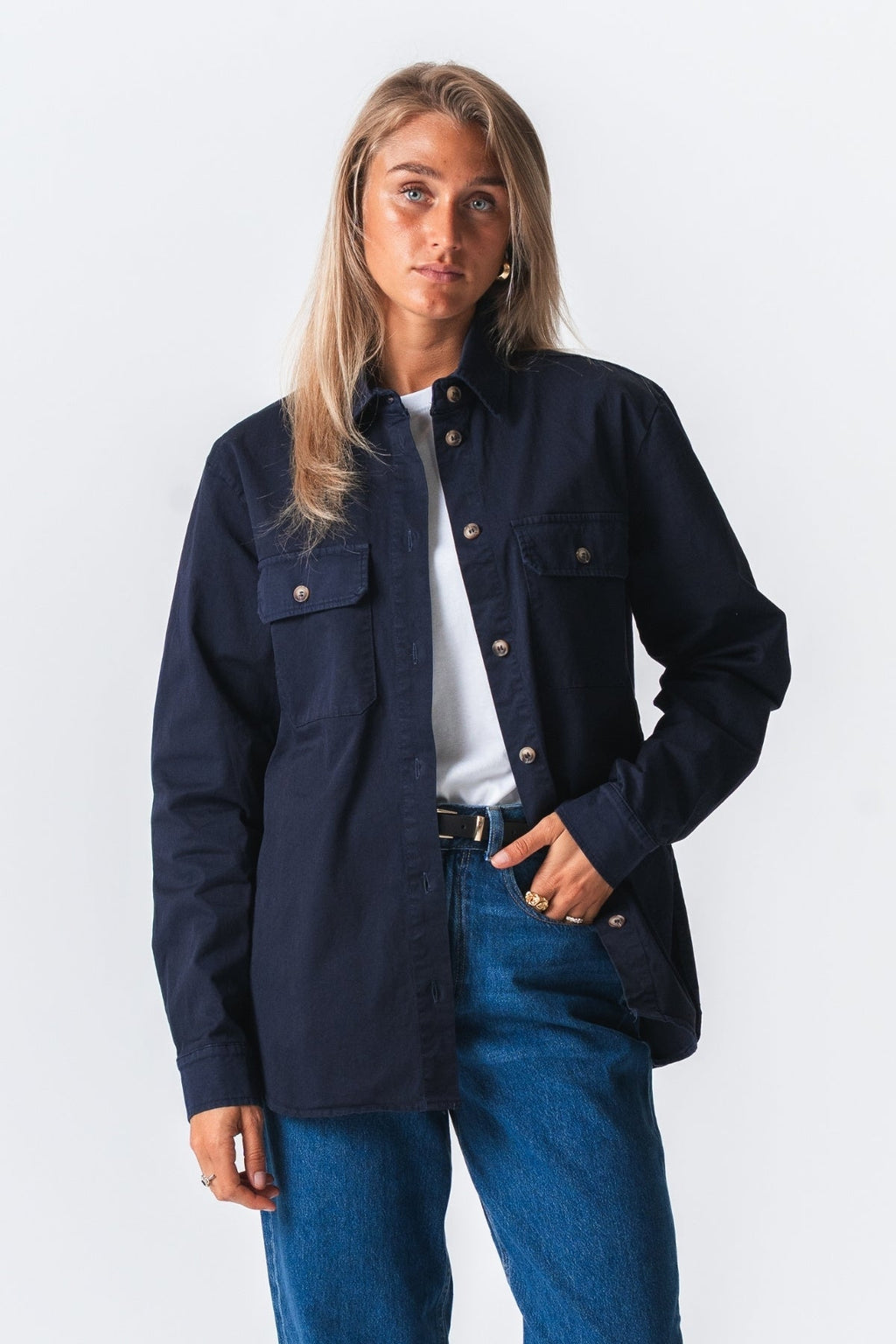 Πουκάμισο Twill Amber - Navy