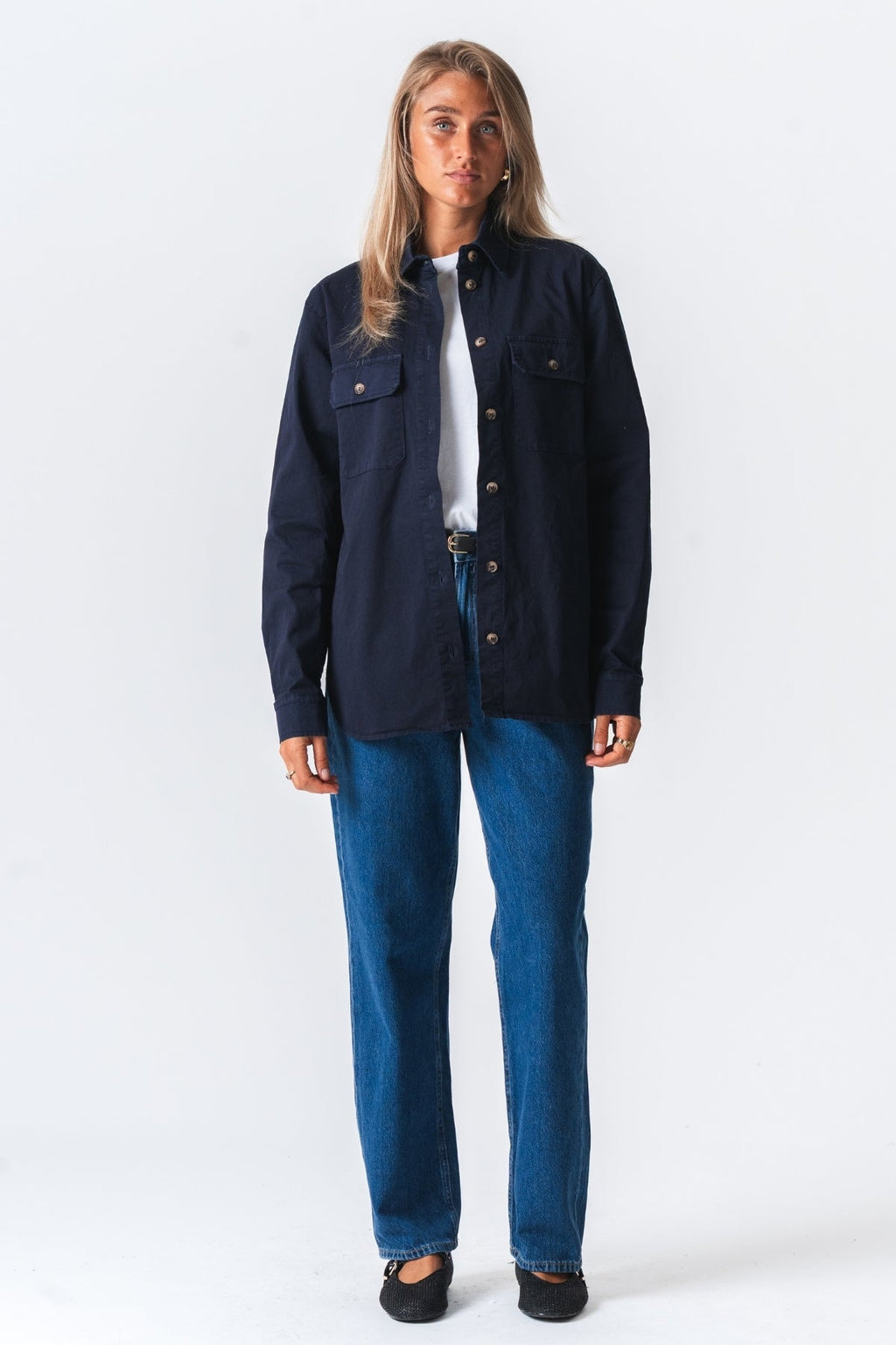 Πουκάμισο Twill Amber - Navy