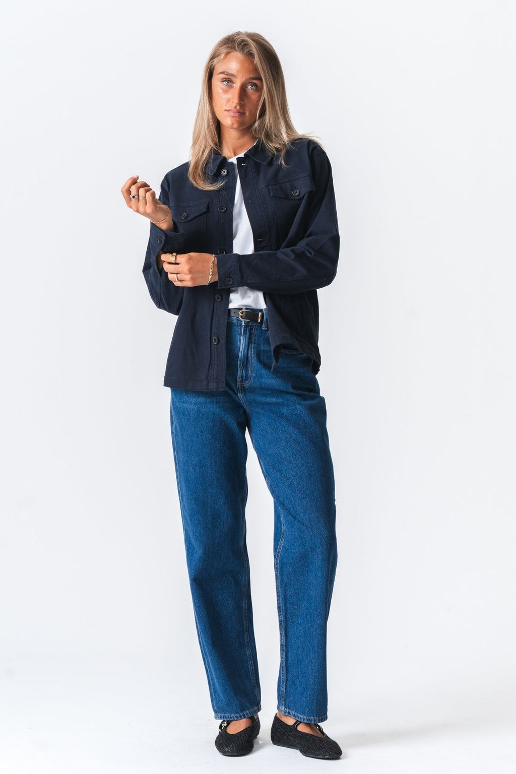 Twill Overshirt - Πολεμικό Ναυτικό