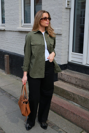 Πουκάμισο Twill Amber - Πράσινο