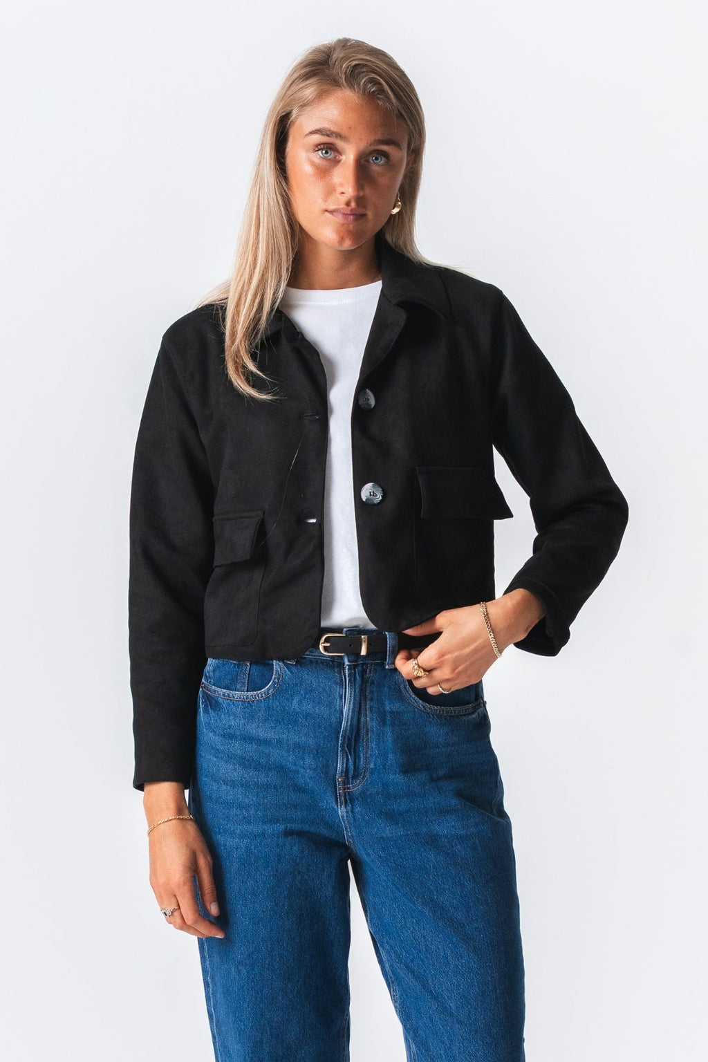 Nelly Short Jacket - Μαύρο