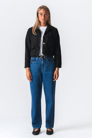 Nelly Short Jacket - Μαύρο