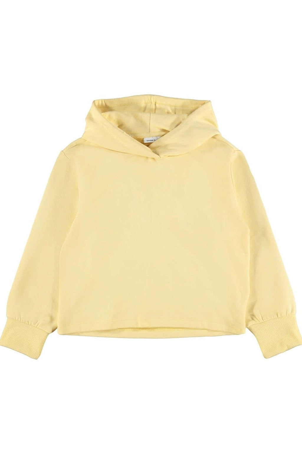 Cropped hoodie - Yellow