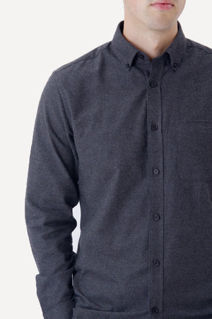 Flannel Shirt - Dark Grey