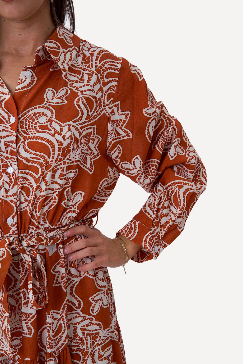Lola Dress - Terracotta