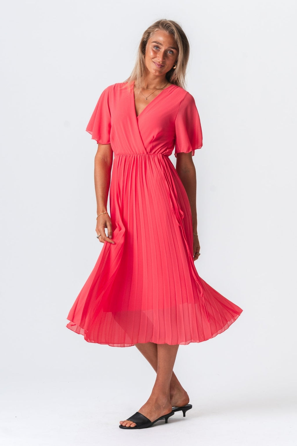 Lina Dress - Coral