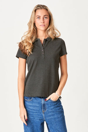 Πόλο πουκάμισο - σκούρο γκρι
