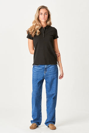 Πόλο πουκάμισο - Μαύρο