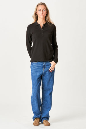 Πόλο πουκάμισο - Μαύρο