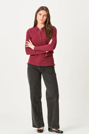 Πόλο πουκάμισο - Βουργουνδία