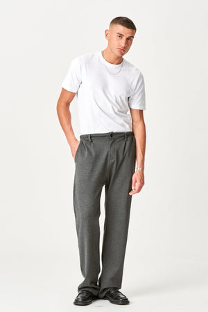 Suit Pants Loose - Charcoal Grey