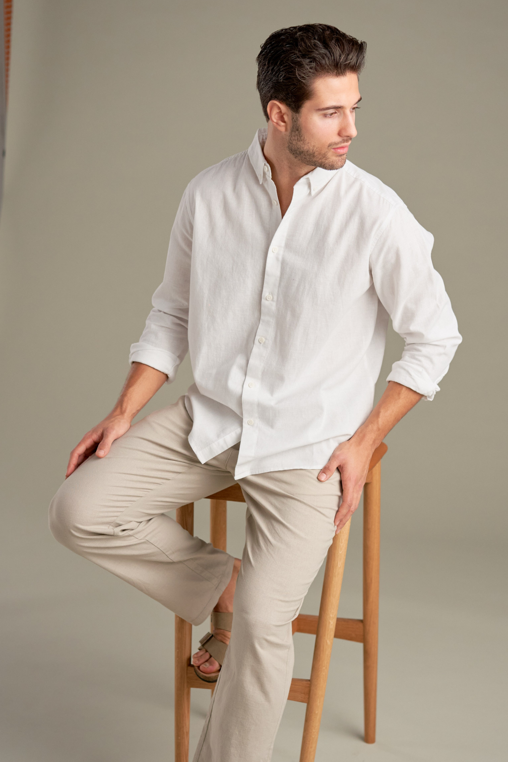 Linen Shirt - White