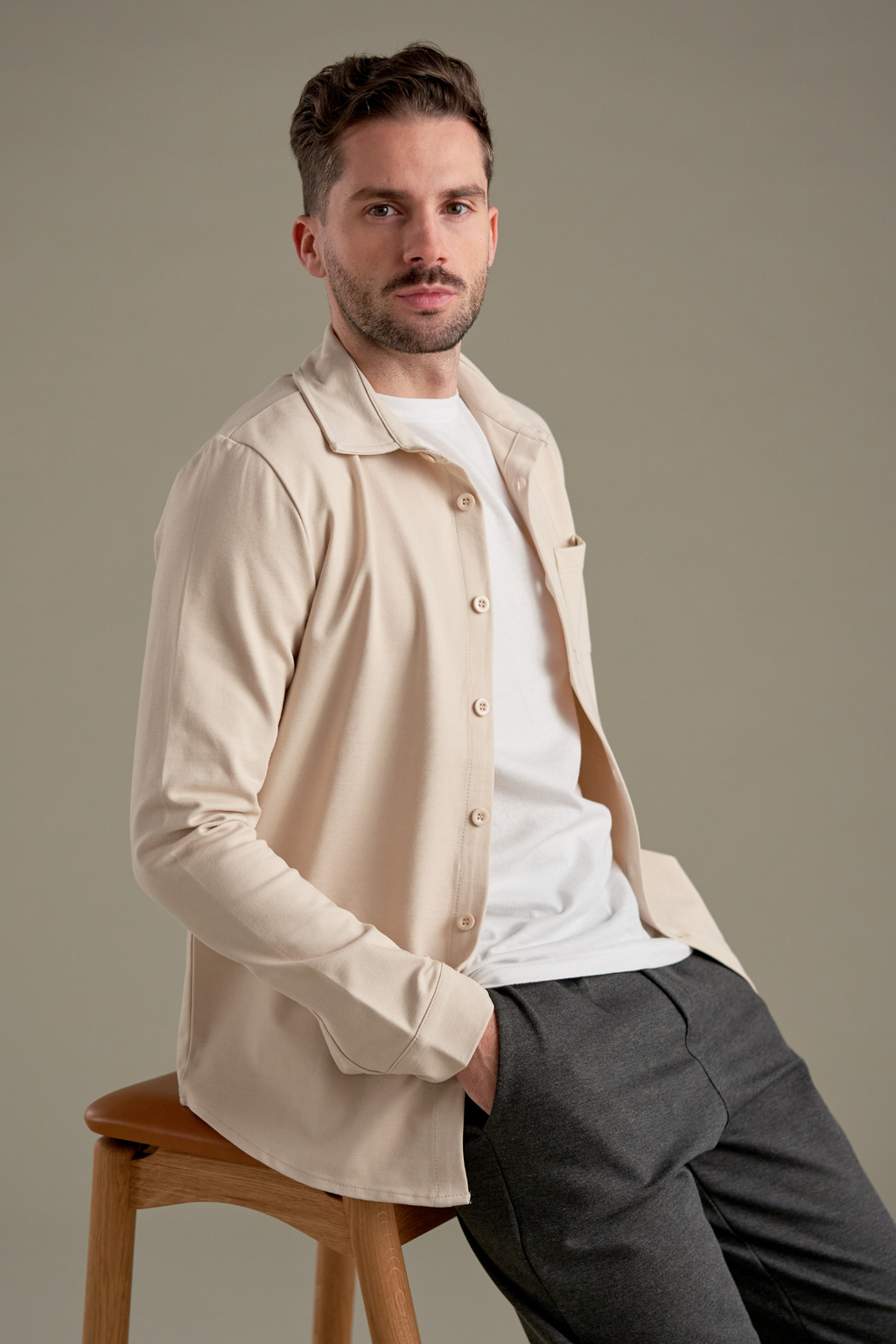 Performance Overshirt - Beige