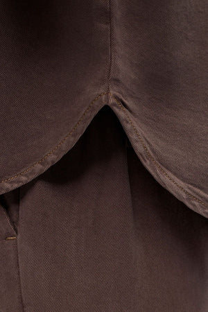 Frame Denim Top - Seal Brown