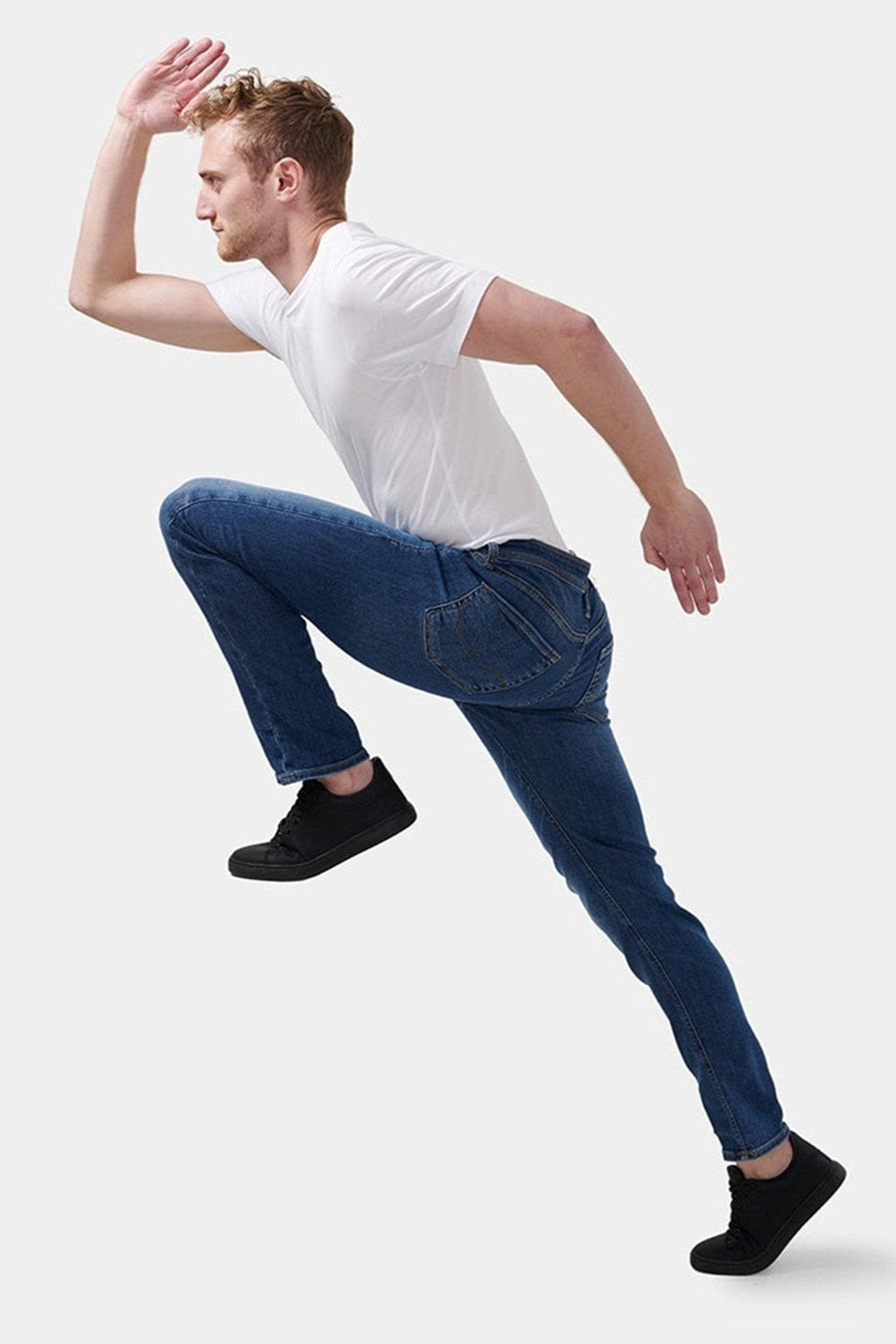 Glenn Stretch Jeans - Denim Blue (λεπτή εφαρμογή)