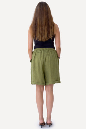 Λευκά είδη Shorts -Ελιά